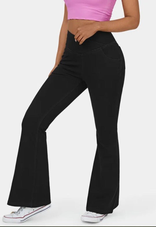 💥Novedad: 50% de descuento💥【XS-4XL】Jeans acampanados ajustados de talle alto con efecto de realce de cadera