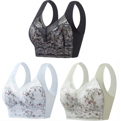 🎁Sujetador de seda helada sin costuras, talla grande, transpirable y ajustable [40 kg-100 kg]