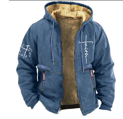 【S-3XL】 Moda za moške, jesen in zima, lahka žametna ojačana jakna