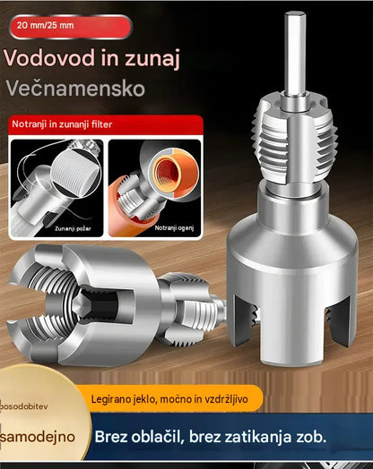 ✔️20 mm + 25 mm🛠️ Sveder novega tipa z integriranim odpiračem navojev za vodovodne cevi, tako notranje kot zunanje (uporabno za PPR, PEPVC)