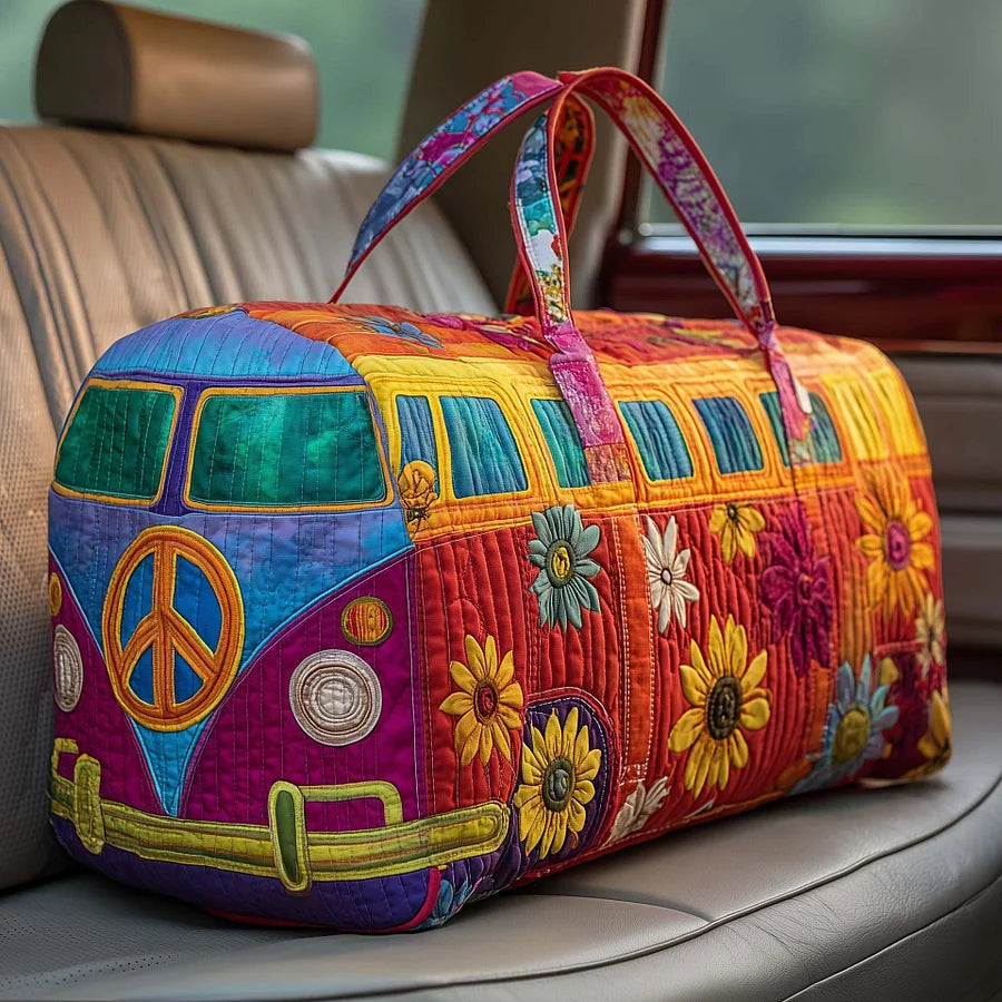 [Novedades de 2026, oferta por tiempo limitado]Bolsa de viaje acolchada Hippie Van