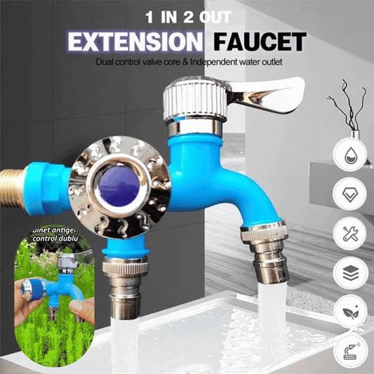 💥【Kupite 1 in dobite 1 brezplačno】💦Zunanja pipa proti zmrzovanju z dvojnim upravljanjem