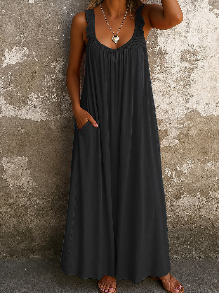 👗🌺Ρομαντικό φόρεμα γυναίκας-Ιδανικό για καθημερινή χρήση με στυλ και άνεση