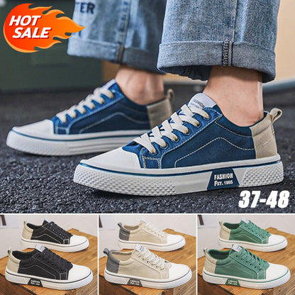 ✨✨👟 (37-48) Férfi nyári vászoncipő, kényelmes és lélegző, puha talpú és sokoldalú.