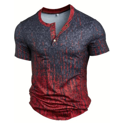 🎁😍【Időben Korlátozott Ajánlat】👔【S-6XL】Férfi Rövid Ujjú Mintás Póló