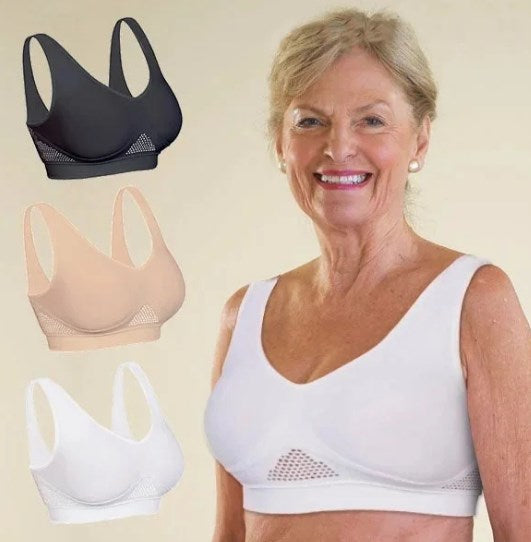 【Juego de 3 piezas】Sujetador invisible para tallas grandes ❤️ Transpirable y fresco【40–120KG】4275863