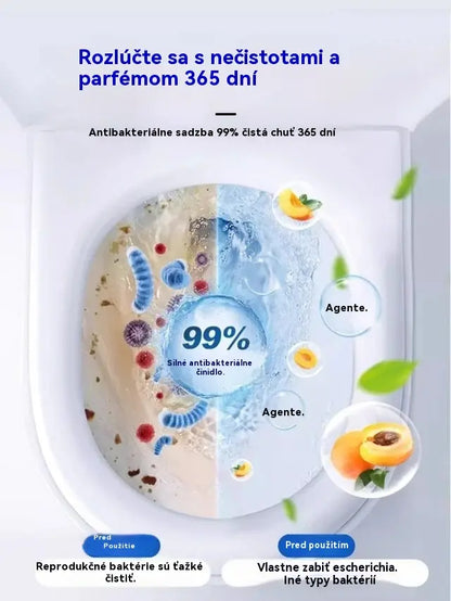🌟🚽【3 balení, 48 ústřik】Vysoce účinná čistící pěna na toalety