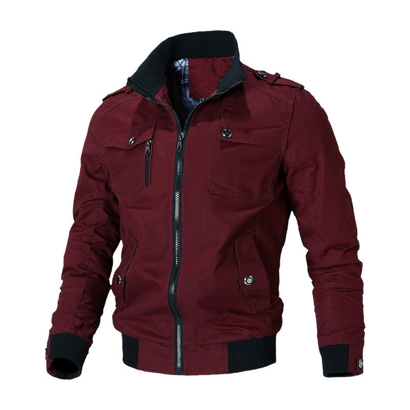 😎🧥 [M-5XL] Új férfi katonai dzseki, strapabíró, kiváló minőségű, meleg【Prémium férfi divat, otthoni alapdarab】