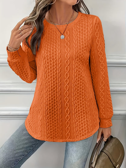 ✨❤️【L-6XL】Dámský volný jednobarevný svetr, ideální na podzim a zimu 4213318