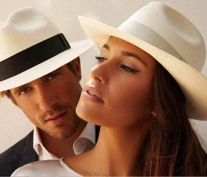 🌿 Oferta especial 【56-58 cm】Sombrero artesanal de palma de Ecuador_4290648