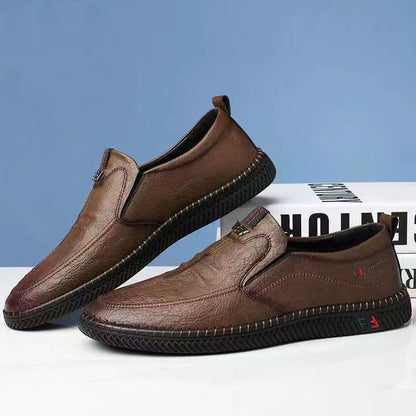 👞 【38-44】Pánská obuv vyrobená z měkké přírodní kůže - poskytuje maximální pohodlí sofistikovaným mužům.  4262805