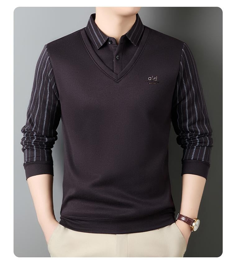 💥【S-3XL】Elegantni dvodelni komplet srajc s flis podlogo