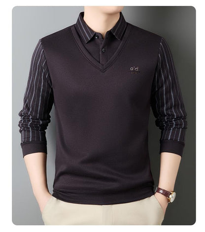 💥【S-3XL】Elegantni dvodelni komplet srajc s flis podlogo