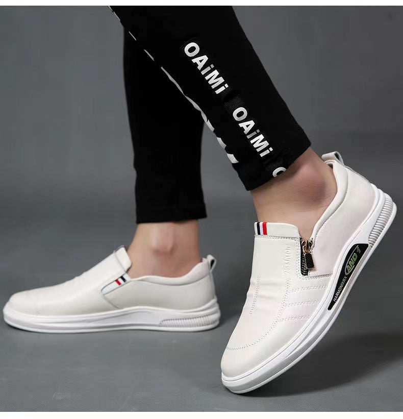 【39-44】 2026 nuevos zapatos casuales de negocios con suela blanda para hombres