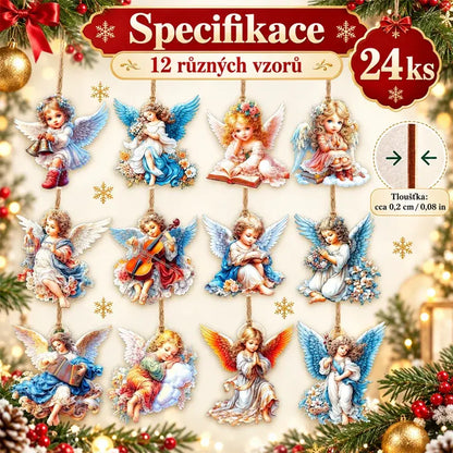 🎄【24 kosov】👼Obesek Viktorijin angel
