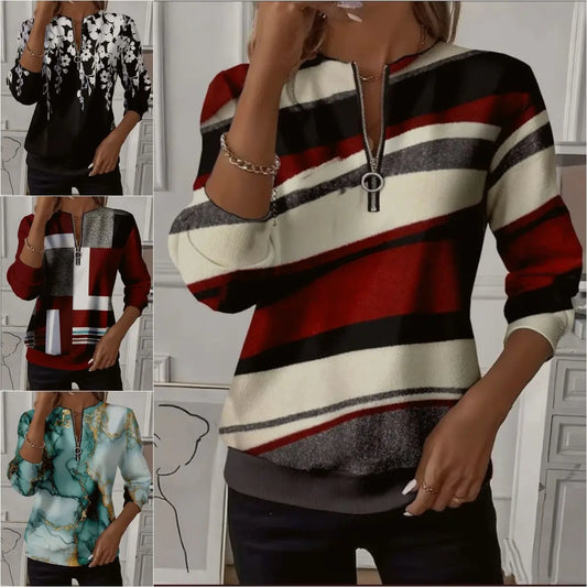 🔥【S-3XL】2026 Sudadera de manga larga con estampado raglán