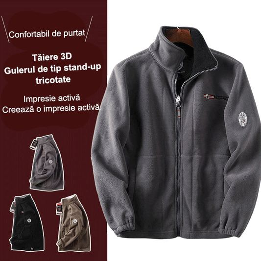 🔥【S–3XL】Męska dwustronna kurtka wełniana – Ciepła i stylowa