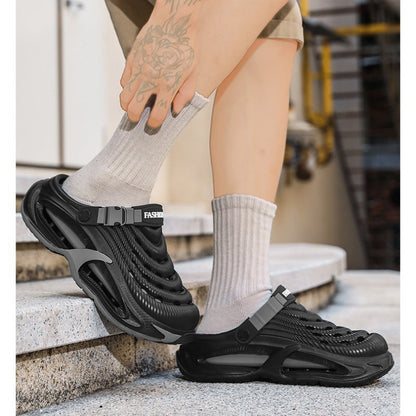 👟50% POPUST🌬️Moški večnamenski sandali 2 v 1: debel podplat iz EVA, nedrseči, izjemno lahki in zračni🏃‍♂️