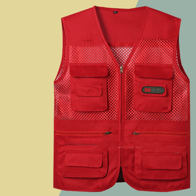 🦺Chaleco sencillo y funcional con múltiples bolsillos 🔥【XL-4XL】