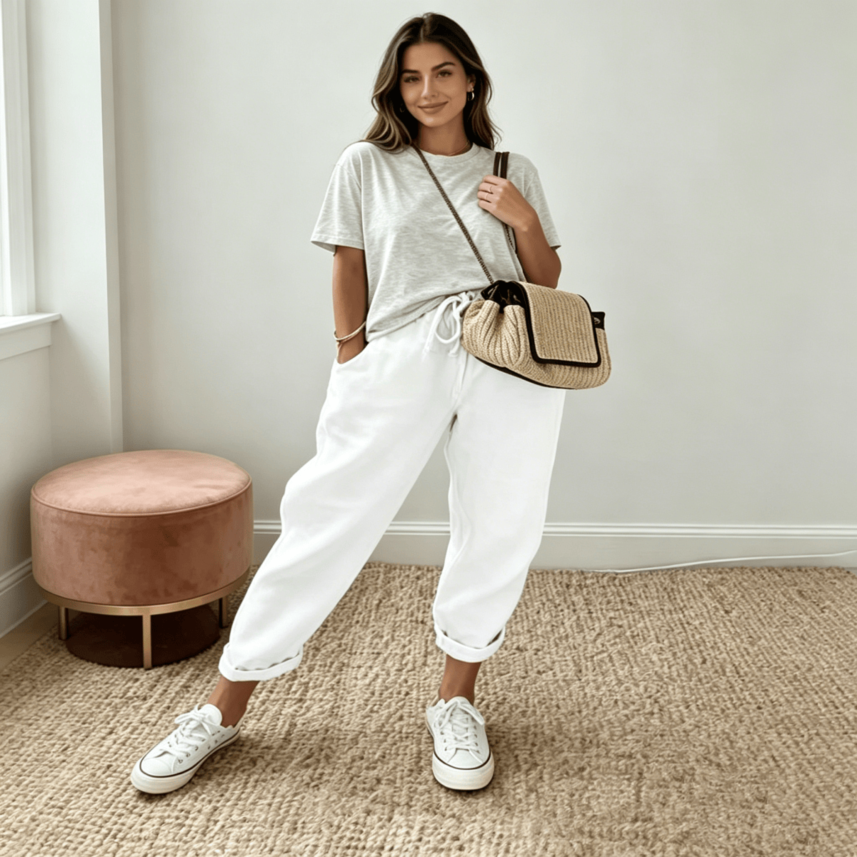 ✨💕 Pantalones casuales de algodón y lino para mujer: ¡oferta por tiempo limitado!