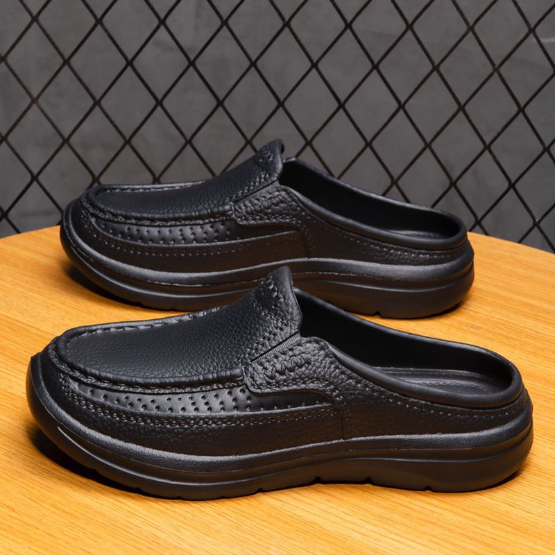 👞🔥【39-45】Nové jednoduché pánské ležérní sandály s půl špičkou 4252280