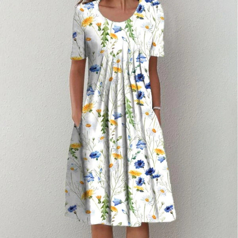🌺👗【S-3XL】 2026 nové módní květinové šaty pro ženy