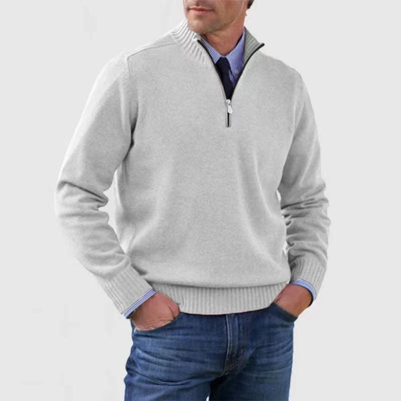 【L-5XL】🎉 Moški kašmirski pleteni pulover, topel in odporen na mraz