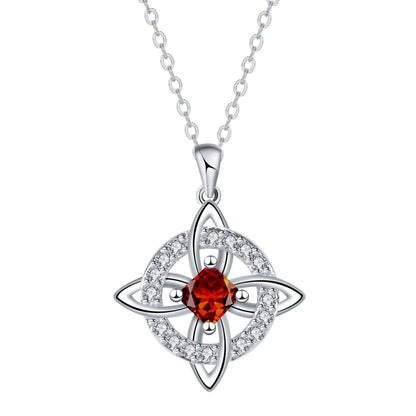 🔮Ogrlica z mističnim čarovniškim vozlom in kamnom rojstva 💞 Zaščitite svoje najdražje