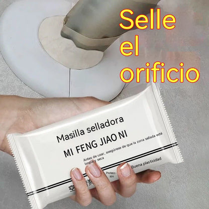 🏠🔧 Masilla Selladora Impermeable para Tuberías y Orificios de Aire Acondicionado | Sellado Fuerte para Paredes y Desagües 💧❄️