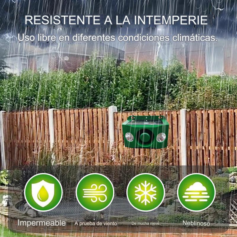 ✨🐅Repelente ultrasónico de animales salvajes alimentado por energía solar