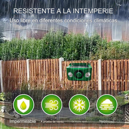 ✨🐅Repelente ultrasónico de animales salvajes alimentado por energía solar