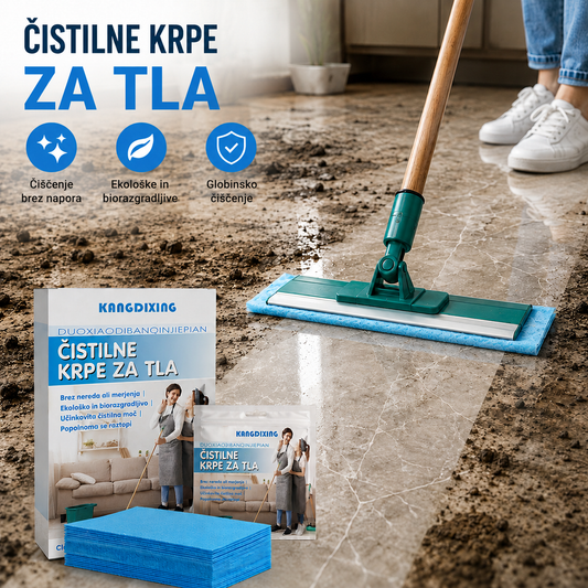 🧹✨ 【4 pakiranja - 240 tablet】Antibakterijske in dezodorirajoče večnamenske čistilne tablete | Primerne za lesena tla, laminat, ploščice in stene prikolic