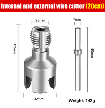 ✔️20 mm + 25 mm🛠️ Sveder novega tipa z integriranim odpiračem navojev za vodovodne cevi, tako notranje kot zunanje (uporabno za PPR, PEPVC)