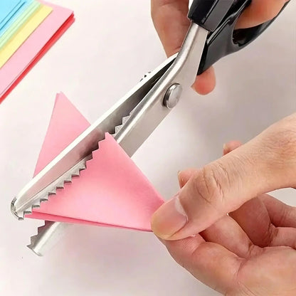 🔥2 piezas ✂️ Tijeras dentadas profesionales – Tijeras de tela afiladas y dentadas