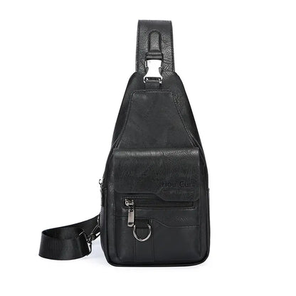 🎒 Bolso de hombro de piel auténtica impermeable de estilo retro: un artículo esencial para los desplazamientos diarios.