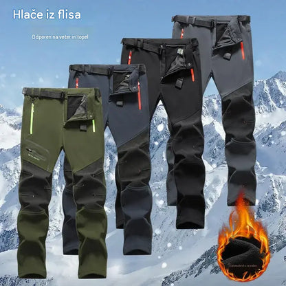 ⭐🏃‍♂️【S–5XL】2026 Nove moške outdoor hlače za jesen in zimo – tople, flis, nepremočljive in odporne proti vetru