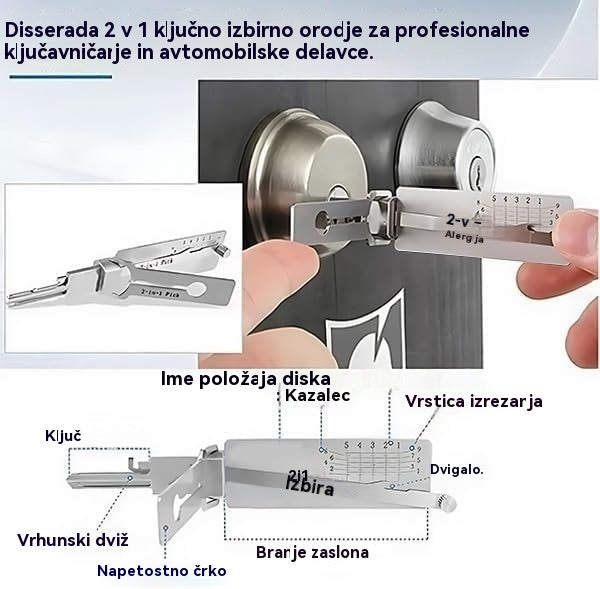 🔐Posebna ponudba tega tedna🔑 - Dekoder ključev iz nerjavečega jekla