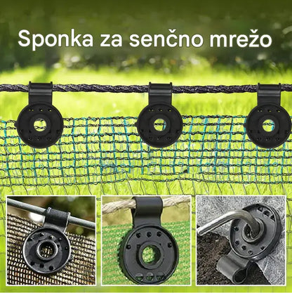 【100 kosov】 Plastične sponke za krpo za senčila
