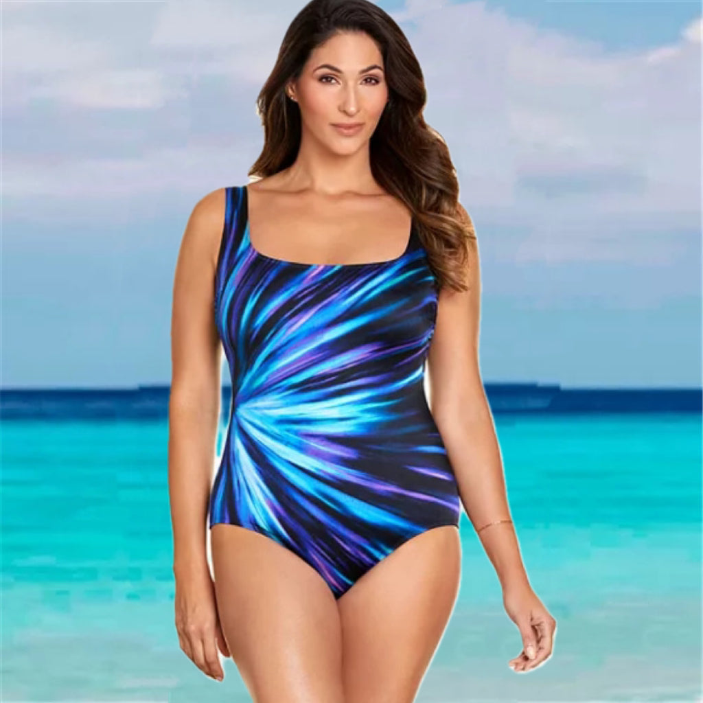 🌴🔥☀️【L-5XL】2026 Jediné plavky s gradientními pruhy
