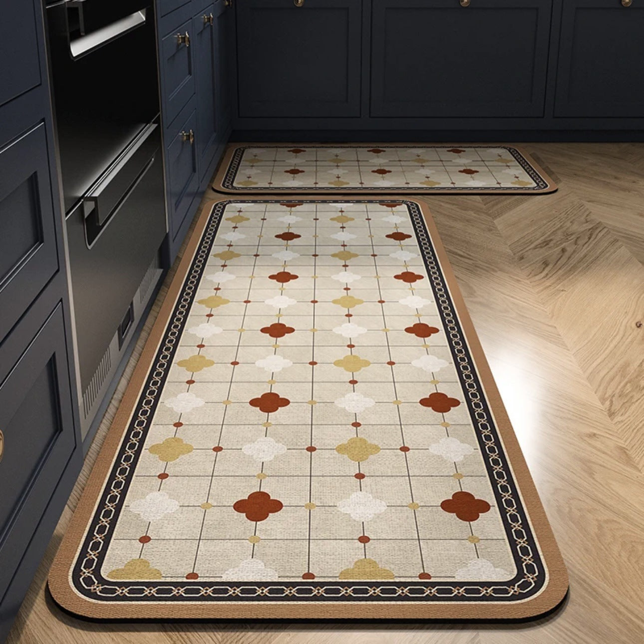 💥💥【se venden como pan caliente】【40*60+40*120cm】Alfombras de cocina y baño antideslizantes y muy absorbentes 4214548