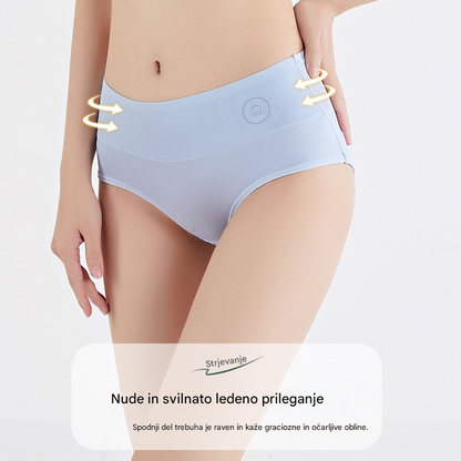 💖 Hlačke za dvig bokov za večje velikosti z visokim pasom (40–100 kg), čisti bombaž, antibakterijske