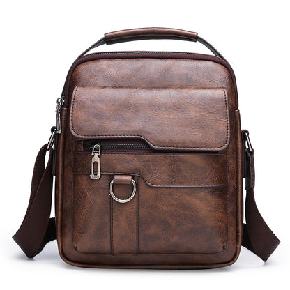 🔥Nova promocija 50% popusta 👜 Moderna in vsakodnevna moška usnjena torba z veliko zmogljivostjo-4356805