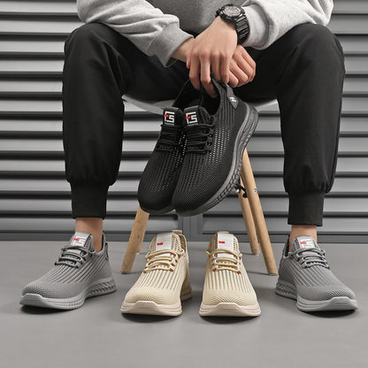 👟【39-44】Udobni, zračni, mrežasti, nedrseči in modni moški čevlji za prosti čas.