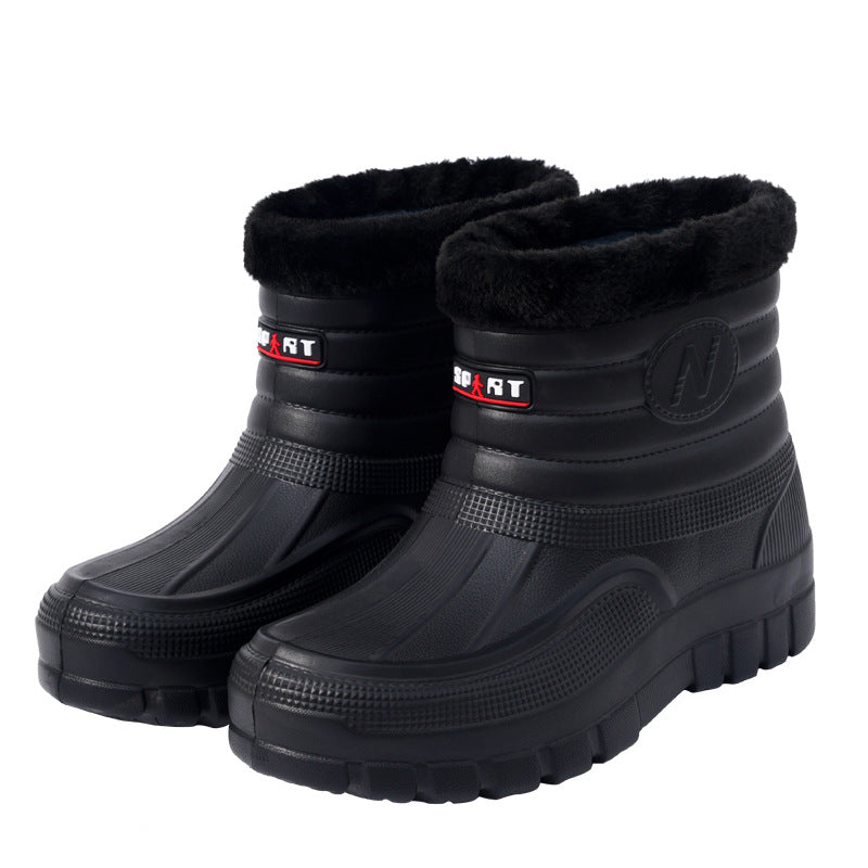 ♥️♥️【Velikosti 40-45】Pánské teplé a nepromokavé outdoorové boty s fleecovou podšívkou; odolné a vhodné do deštivého a sněhového počasí, k dispozici jsou kotníkové a vysoké kozačky.