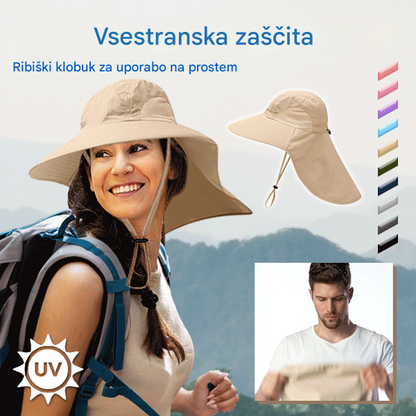 🔥【Kupite 1, dobite 1gratis】🔥2026 Univerzalni poletni ribiški klobuk za zaščito pred soncem