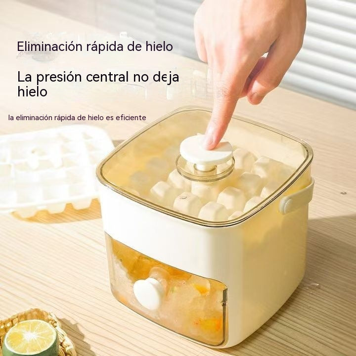 🧊 Bandeja para cubitos de hielo 2026 con tapa: hacer hielo es fácil.