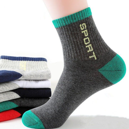 🧦【10 par】Męskie oddychające, odporne na zapachy i pochłaniające pot skarpetki sportowe 4156539