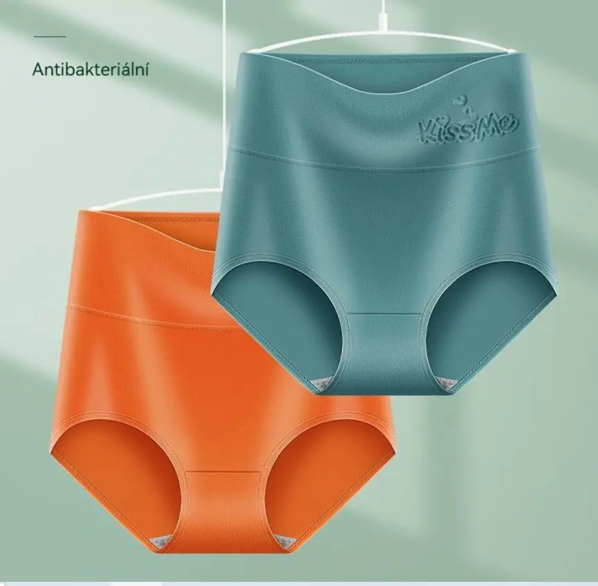 💖【6 piezas por solo 29 euros】🔥Ropa interior de talle alto que realza los glúteos, confeccionada con tejido de algodón puro de primera calidad✨️ (45-105 kg)
