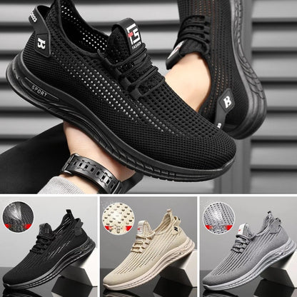 👟【39-44】Udobni, zračni, mrežasti, nedrseči in modni moški čevlji za prosti čas.