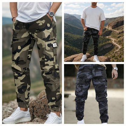🛠️  👖 Trpežne taktične delovne hlače - iz mešanice najlona in bombaža z več praktičnimi žepi, idealne za delo na prostem 🌲
